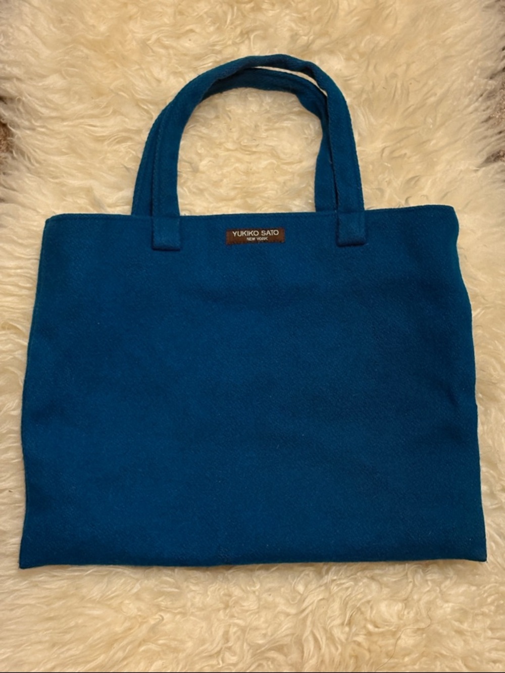 Yukiko Deep Teal Canvas Tote
